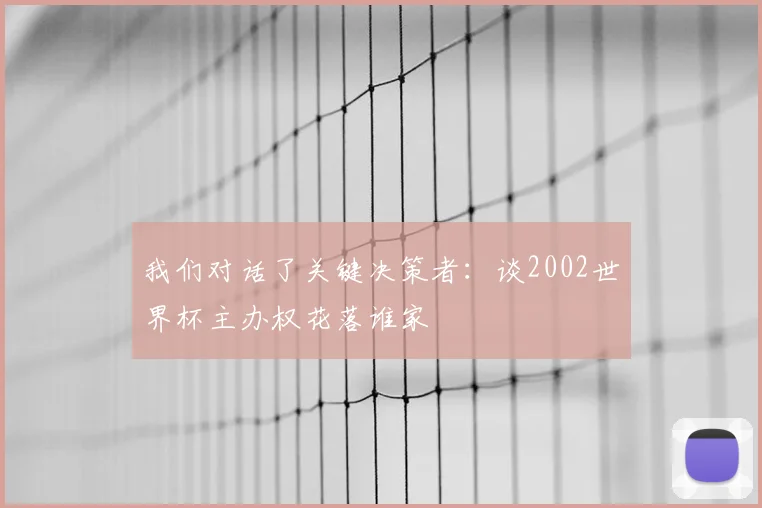 我们对话了关键决策者：谈2002世界杯主办权花落谁家