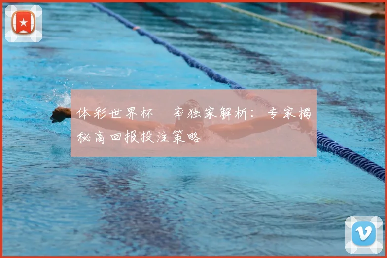体彩世界杯賠率独家解析：专家揭秘高回报投注策略